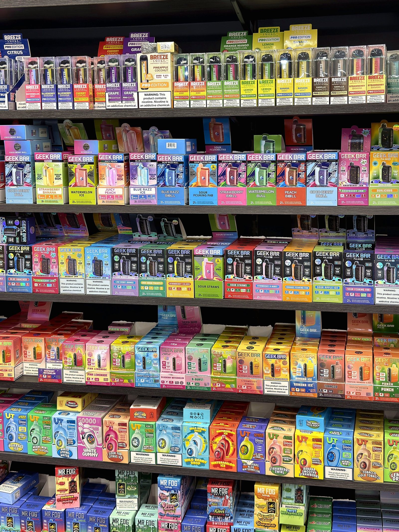 Disposable vapes