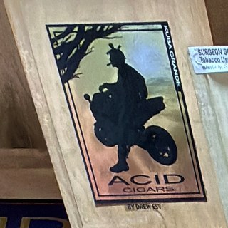 Acid Kuba Grande box on the shelf at Glen Smoke Shop