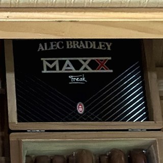 Alec Bradley MAXX — The Freak box on the shelf at Glen Smoke Shop
