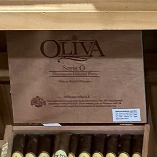 Oliva Serie O box on the shelf at Glen Smoke Shop