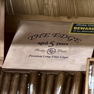 Rocky Patel The EDGE Aged 5 Years box on the shelf at Glen Smoke Shop
