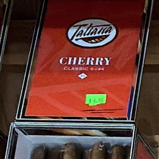 Tatiana Cherry Classic box on the shelf at Glen Smoke Shop