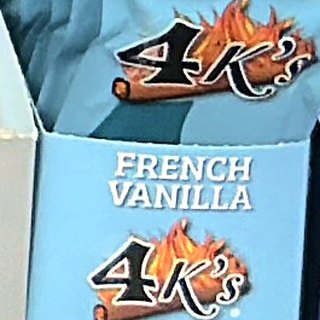 4K's Good Times Tobacco French Vanilla on the shelf at Glen Smoke Shop