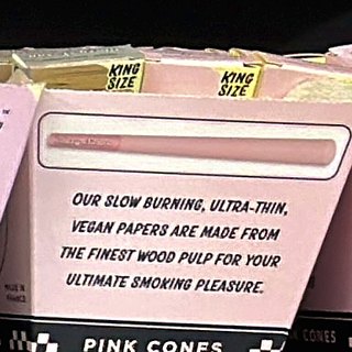 Blazy Susan Pink Cones King Size on the shelf at Glen Smoke Shop