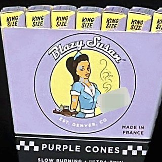 Blazy Susan Purple Cones King Size on the shelf at Glen Smoke Shop