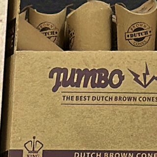 Jumbo Dutch Brown Cones King Size on the shelf at Glen Smoke Shop
