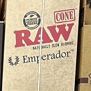 RAW Classic Emperador Cone (king size) on the shelf at Glen Smoke Shop