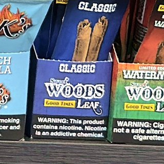 Sweet Woods Good Times Leaf Classic on the shelf at Glen Smoke Shop