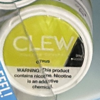 CLEW Citrus nicotine pouches