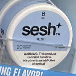 sesh+ Mint nicotine pouches