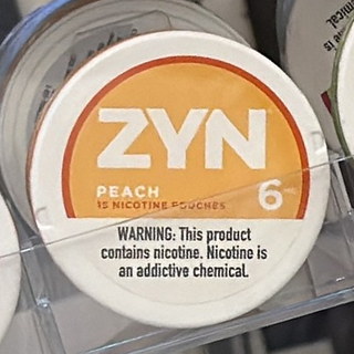 ZYN Peach nicotine pouches