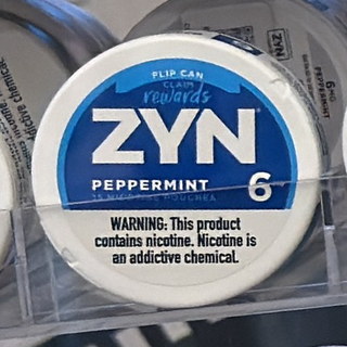 ZYN Peppermint nicotine pouches