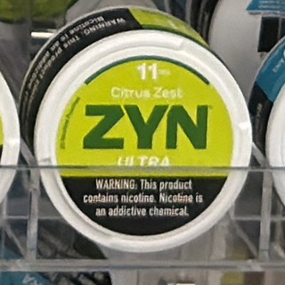 ZYN ULTRA Citrus Zest nicotine pouches