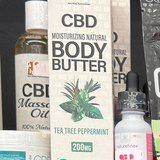 BOLT CBD Body Butter Tea Tree Peppermint on the shelf at Glen Smoke Shop