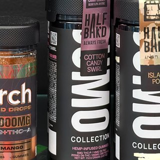Half Bakd Sumo Collection Cotton Candy Swirl on the shelf at Glen Smoke Shop