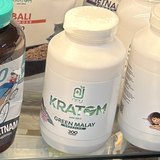 njoy Kratom Capsules Green Malay on the shelf at Glen Smoke Shop