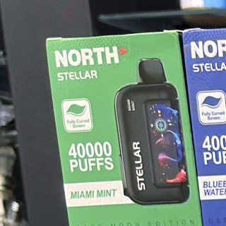 North Stellar 40000 (Dark Moon Edition) Miami Mint on the shelf at Glen Smoke Shop