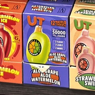UT 50000 Aloe Grape on the shelf at Glen Smoke Shop